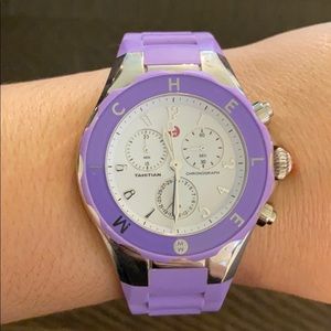 Michele Jelly Watch Purple